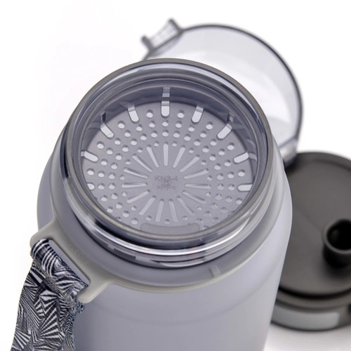 Sports water bottle Meteor 1000 ml grey