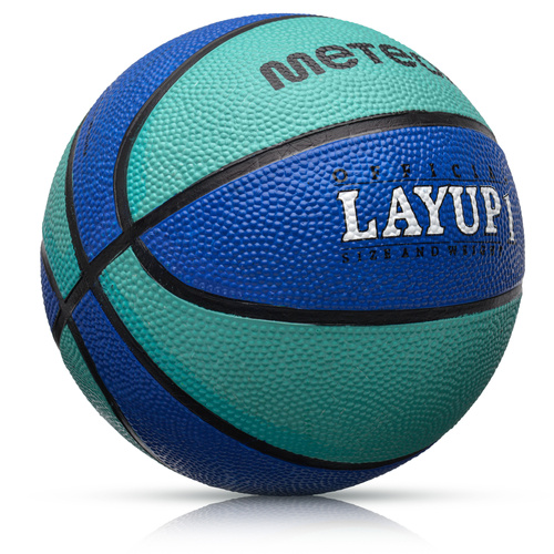 Piłka do koszykówki Meteor Layup 1 niebieski