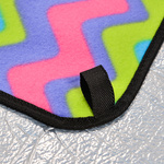 Picnic Blanket Meteor  2XL 200x200 cm Zigzag Multicolor