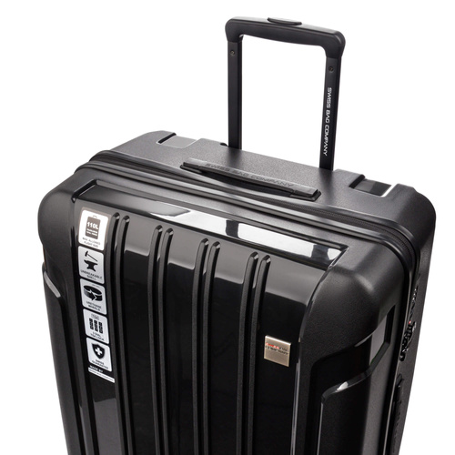 Large Suitcase SwissBags Tourist 77cm Black