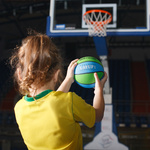 Piłka koszykowa Meteor Layup 1 niebieski/zielony