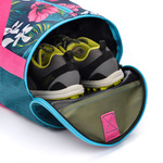 Fitness bag Meteor Siggy 25 l pink / navy blue flowers