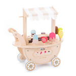 Wooden Ice Cream Cart beige