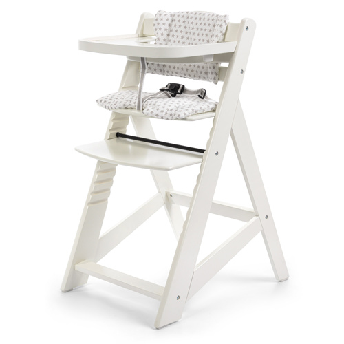 2-in-1 feeding chair white