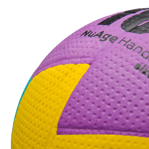 Piłka ręczna Meteor Nuage junior 1 fioletowy/błękitny/żółty