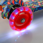 Hulajnoga trójkołowa z kółkami led Meteor Tucan Dinosaur