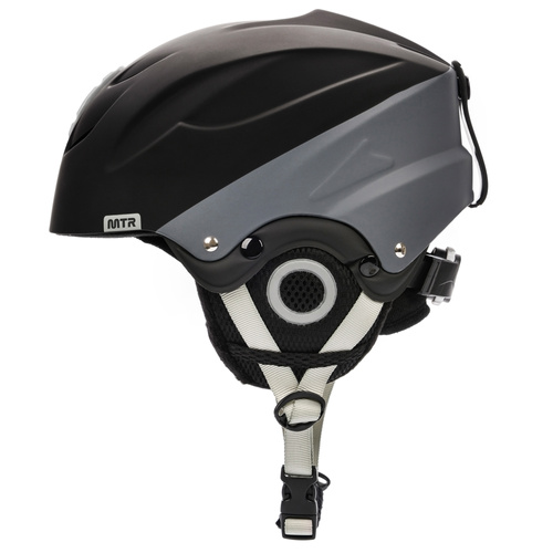 Kask narciarski Meteor Lumi M 55-58 cm czarny/szary