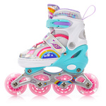 Rolki 4w1 Meteor Rainbow M 34-37