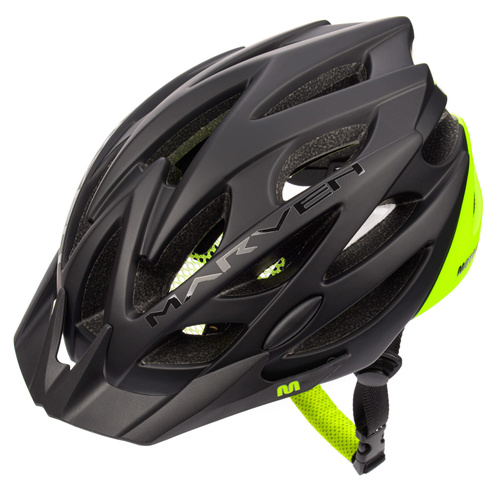 Bike helmet Meteor Marven M 55-58 cm black / green