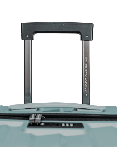 Large case SwissBags Diamond cut 76 cm metallic blue