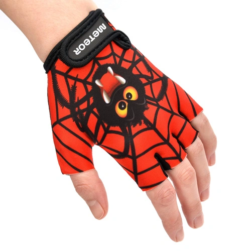 Meteor Kids S Spider cycling gloves