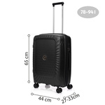 SwissBags Ibiza medium case 65 cm black