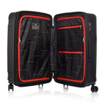 SwissBags Tourist Medium Suitcase 65cm Black