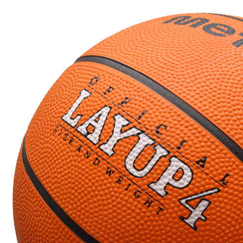 Piłka koszykowa Meteor Layup 4 pomarańczowy