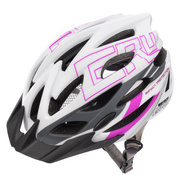 Kask rowerowy Meteor Gruver L 58-61 cm biały/szary/różowy