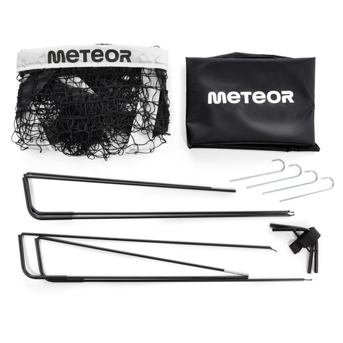 Meteor Football Goal 120x76x76 cm black/white