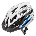 Kask rowerowy Meteor Gruver S 52-56 cm biały/czarny/niebieski