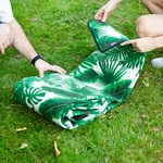 Picnic Blanket Meteor 2XL 200x200 cm leafs