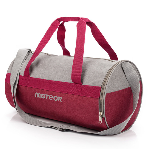 Fitness bag Meteor Siggy 25 l purple/grey