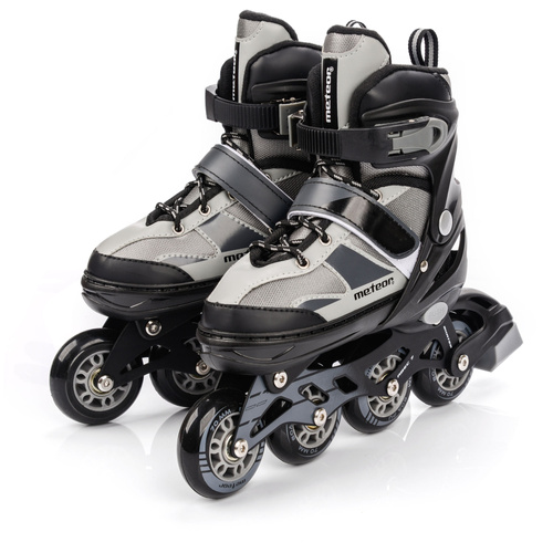 Rolki Meteor 2w1  S 30-33 szary