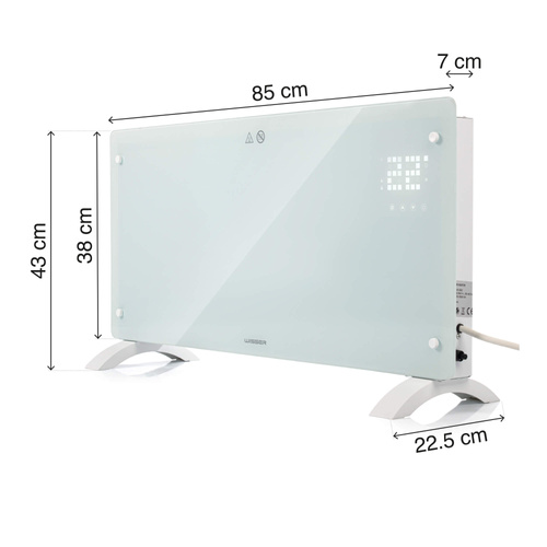 Electric room heater Wisser NEA 2500 W white