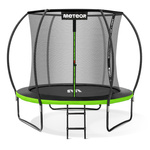 Trampoline Meteor TRP-8ft 243 cm green