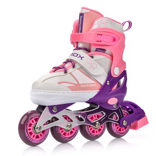 Inline skates Meteor Rox L 38-41 pink