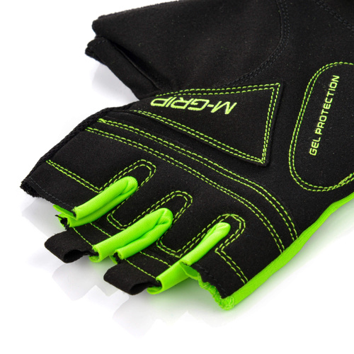 Bike gloves Meteor Gel GX31 S green