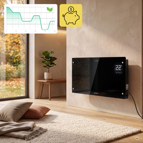 Electric room heater Wisser NEA 2500 W black