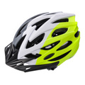 Kask rowerowy Meteor Marven M 55-58 cm szary/biały/limonkowy