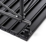 Meteor Bankada folding table black