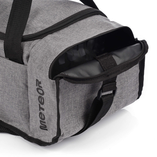 Fitness bag Meteor Nanuq 20 l grey melange/black