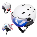 Ski helmet Meteor Glide L 58-61 cm white