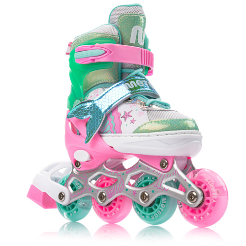 Rolki 4w1 Meteor dla dzieci S 30-33 Mermaid