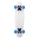Plastic skateboard Meteor With Led Wheels Transparent