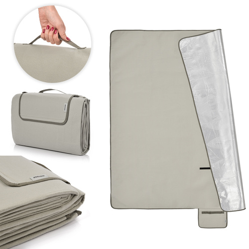 Picnic Blanket Meteor 150x190 cm grey-beige
