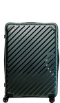 Duża walizka SwissBags Diamond cut 76 cm metaliczny czarny