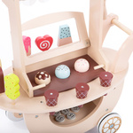 Wooden Ice Cream Cart beige