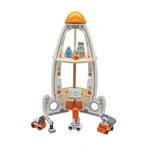 Wooden rocket – space station
