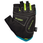 Rękawiczki rowerowe Meteor Gel GX39 L ciemny zielony-zielony