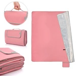 Picnic Blanket Meteor 2XL 200x200 cm pink