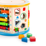 Wooden educational cube