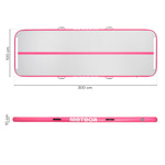 Nadmuchiwana ścieżka akrobatyczna Meteor 300 cm różowy