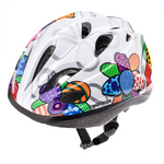 Kask rowerowy dla dzieci Meteor KS07 M 52-56 cm Colourful flowers
