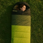 Sleeping bag Meteor Bombay L green/black