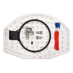 Basketball backboard  Meteor Memphis with ball and pump