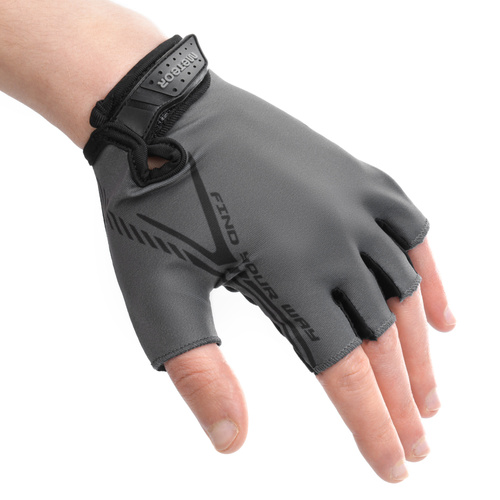 Rękawiczki rowerowe Meteor MX10 L czarny/szary