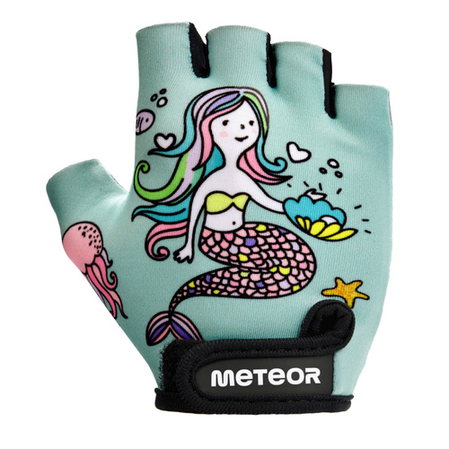 Meteor Kids XS Mermaid cycling gloves