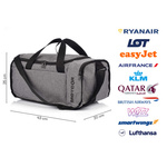 Fitness bag Meteor Nanuq 20 l grey melange/black