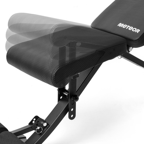 Exercise bench Meteor foldable, adjustable, up to 150 kg